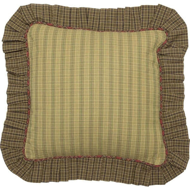 Tea Cabin Fabric Ruffled Pillow 16x16 VHC Brands - The Fox Decor